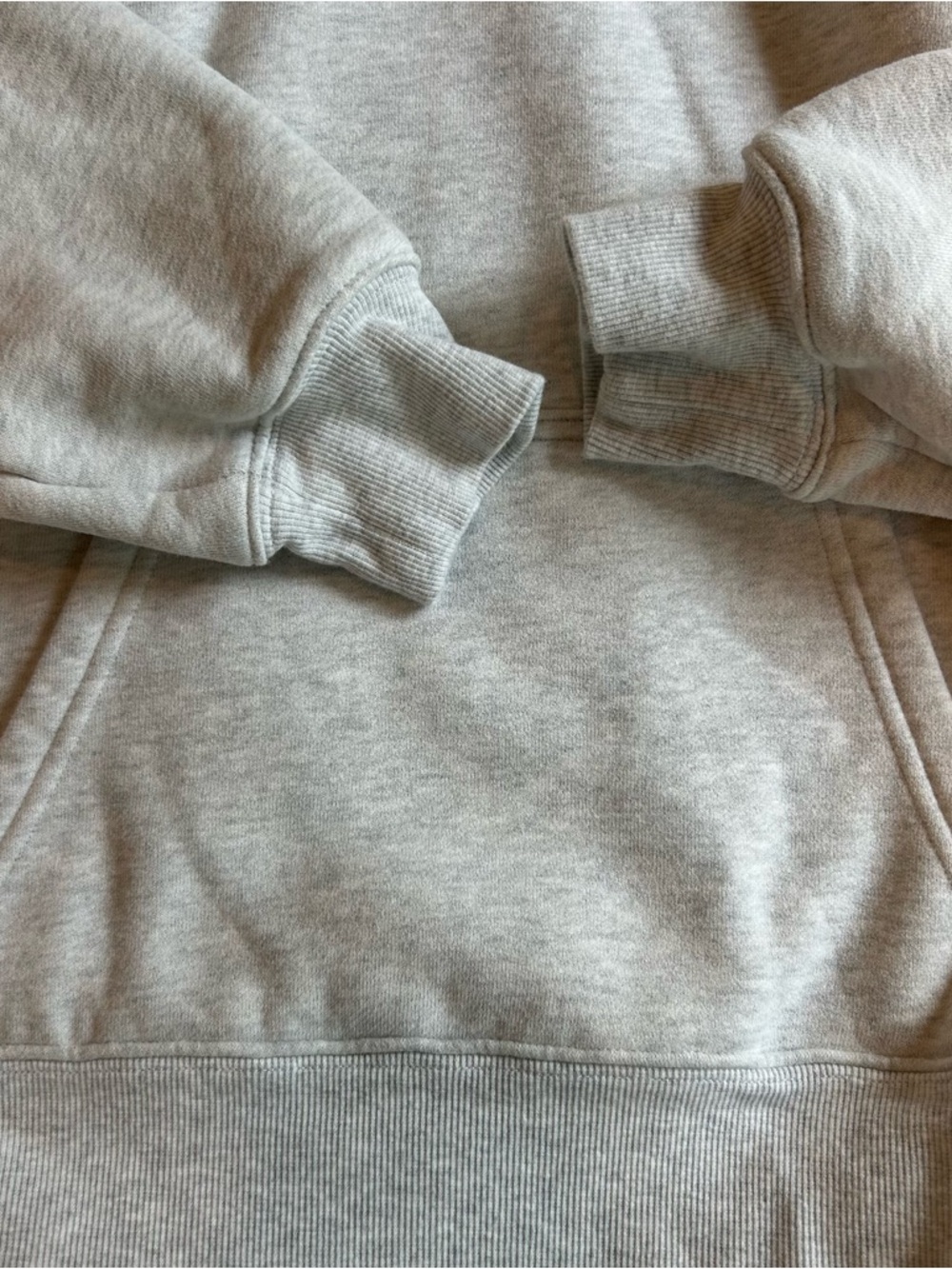 Aritzia sweat fleece Light Gray Pullover Hoodie Small - Picture 3 of 7